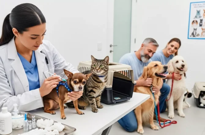 Programação De Vacinas Para Cães E Gatos